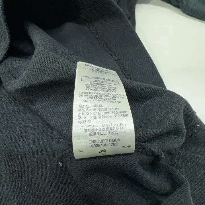 Burberry Burberry Black Long Sleeve Logo T-Shirt Size US L / EU 52-54 / 3 - 12 Thumbnail