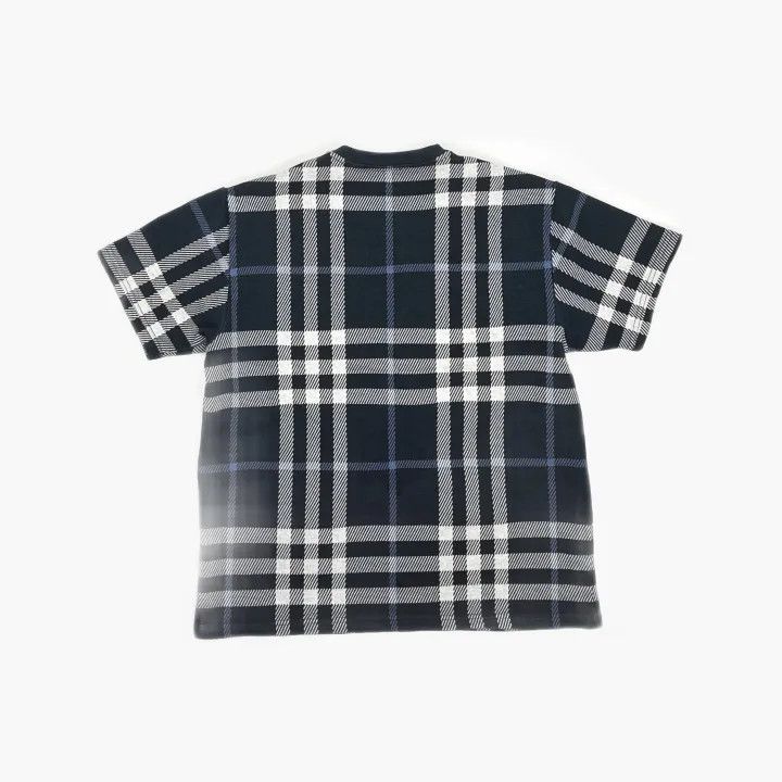 Burberry Burberry Blue Check Short Sleeve T-Shirt Size US S / EU 44-46 / 1 - 3 Thumbnail