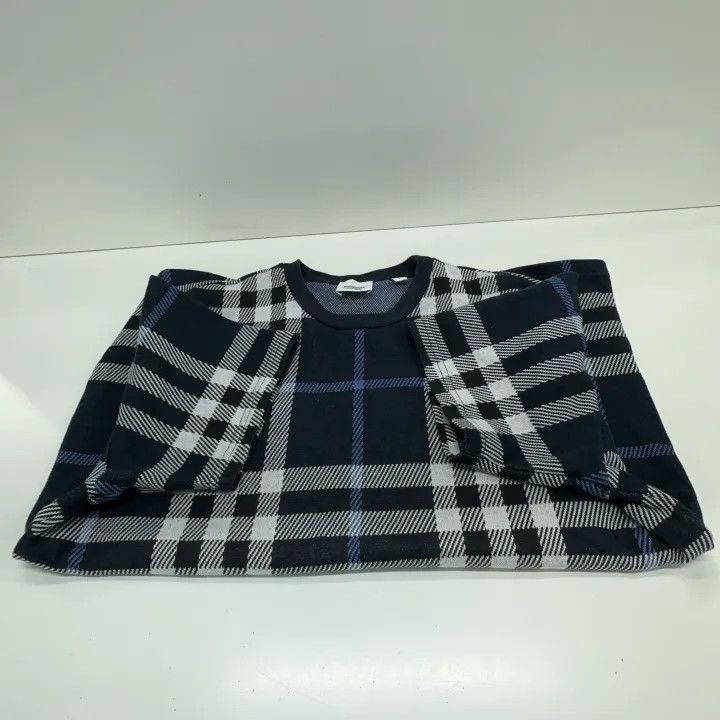 Burberry Burberry Blue Check Short Sleeve T-Shirt Size US S / EU 44-46 / 1 - 7 Thumbnail