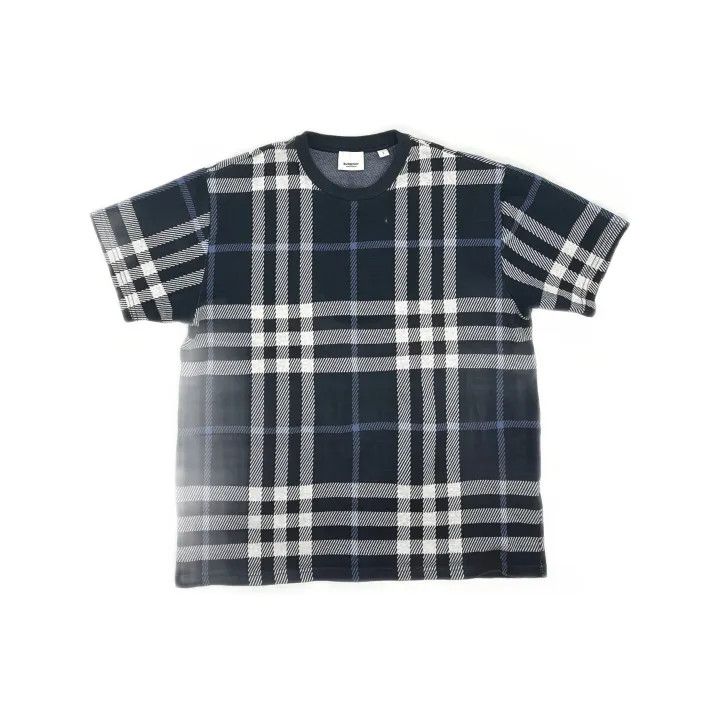 Burberry Burberry Blue Check Short Sleeve T-Shirt Size US S / EU 44-46 / 1 - 2 Thumbnail