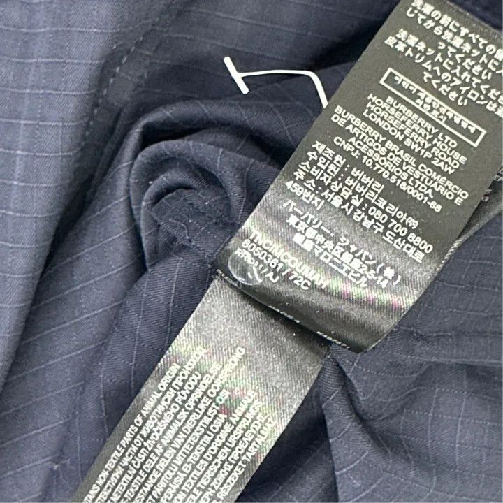 Burberry Burberry Navy Zip Pocket Shirt Size US L / EU 52-54 / 3 - 3 Thumbnail