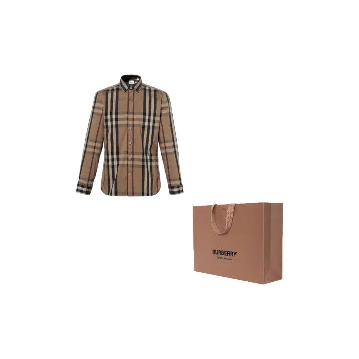 Burberry Burberry Check Long Sleeve Shirt for Men Size US M / EU 48-50 / 2 - 2 Thumbnail