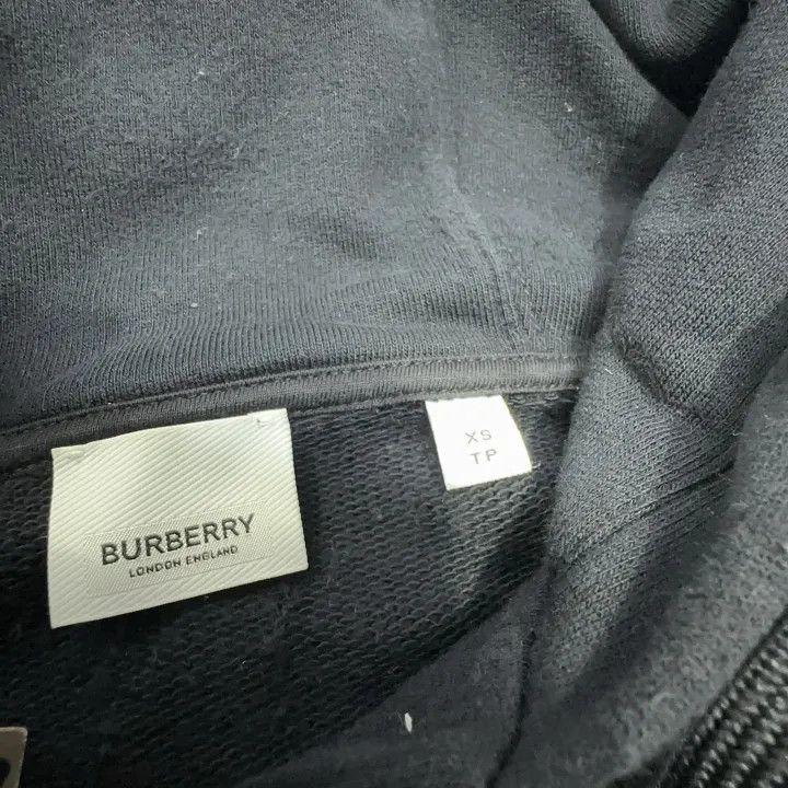 Burberry Burberry Logo Trimmed Hooded Sweatshirt Size US XS / EU 42 / 0 - 4 Thumbnail