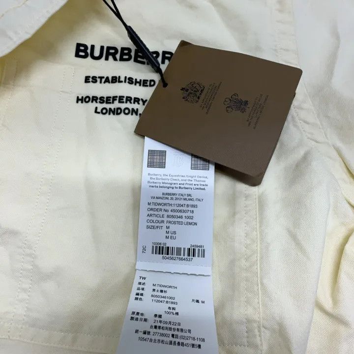 Burberry Burberry Letter Print Short Sleeve Shirt Size US M / EU 48-50 / 2 - 4 Thumbnail