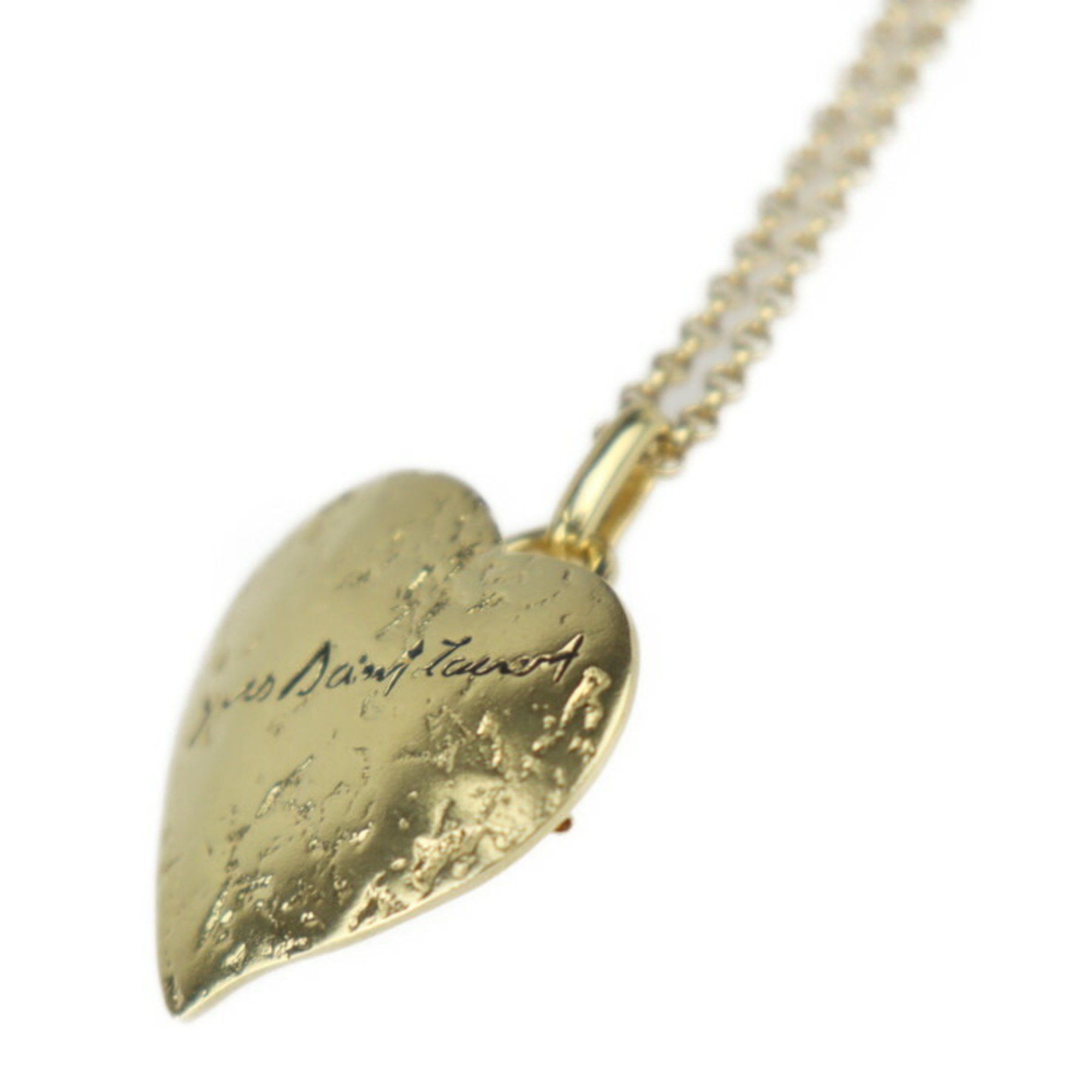 Yves Saint Laurent Saint Laurent Heart motif necklace Size ONE SIZE - 3 Thumbnail