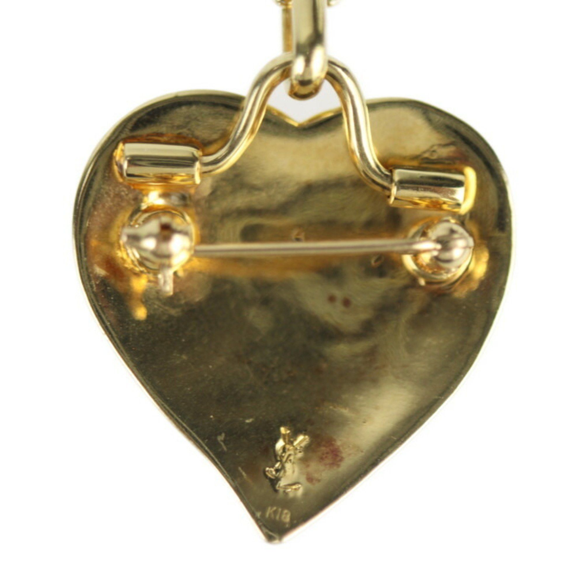 Yves Saint Laurent Saint Laurent Heart motif necklace Size ONE SIZE - 6 Thumbnail