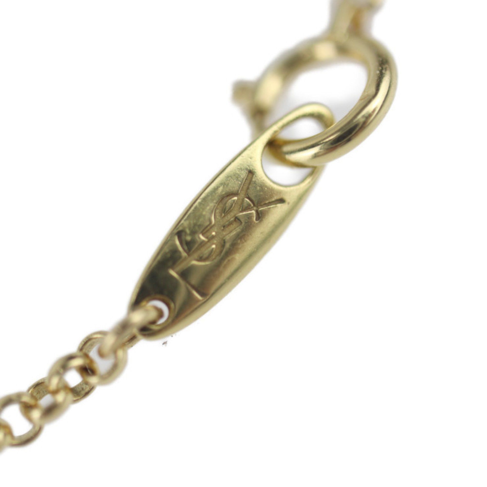 Yves Saint Laurent Saint Laurent Heart motif necklace Size ONE SIZE - 8 Thumbnail
