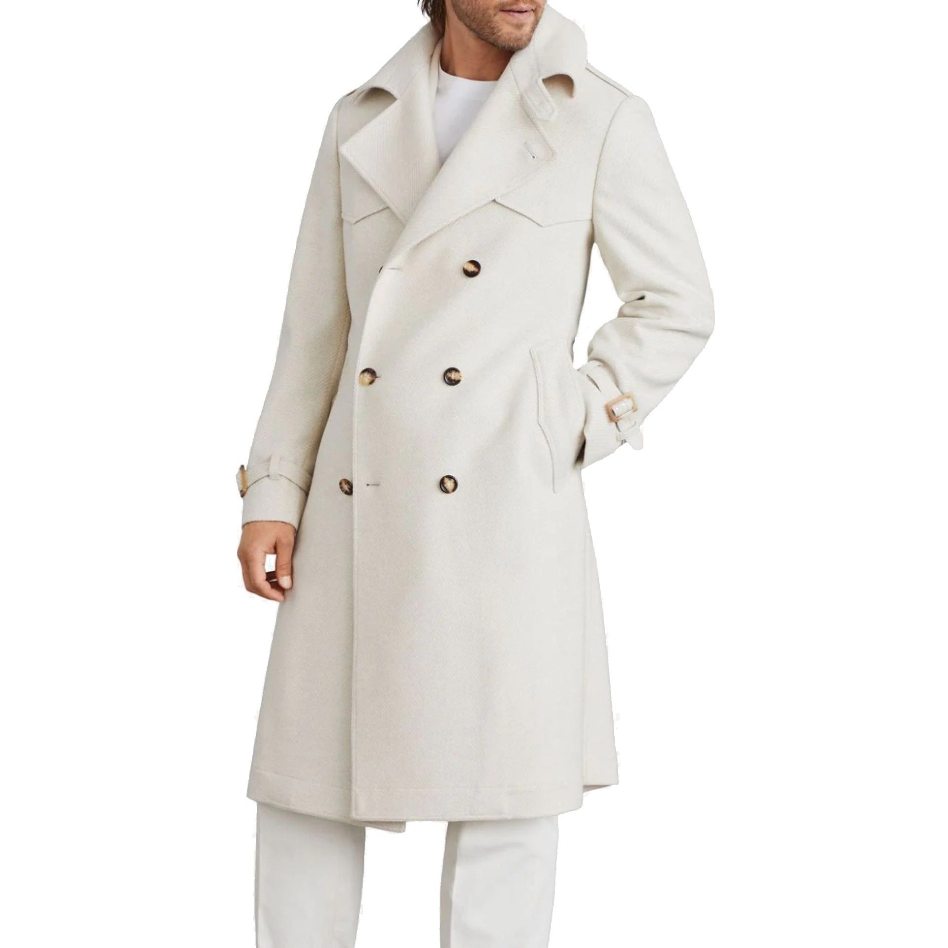 Brunello Cucinelli Brunello Cucinelli Wool Trench Coat Size US L / EU 52-54 / 3 - 2 Thumbnail