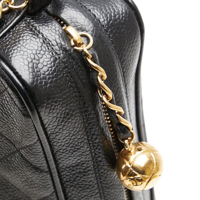 Chanel Chanel Chanel Coco Mark Coco Ball Matelassé Caviar Skin Shoulder Bag Leather Shoulder Bag Size ONE SIZE - 9 Thumbnail