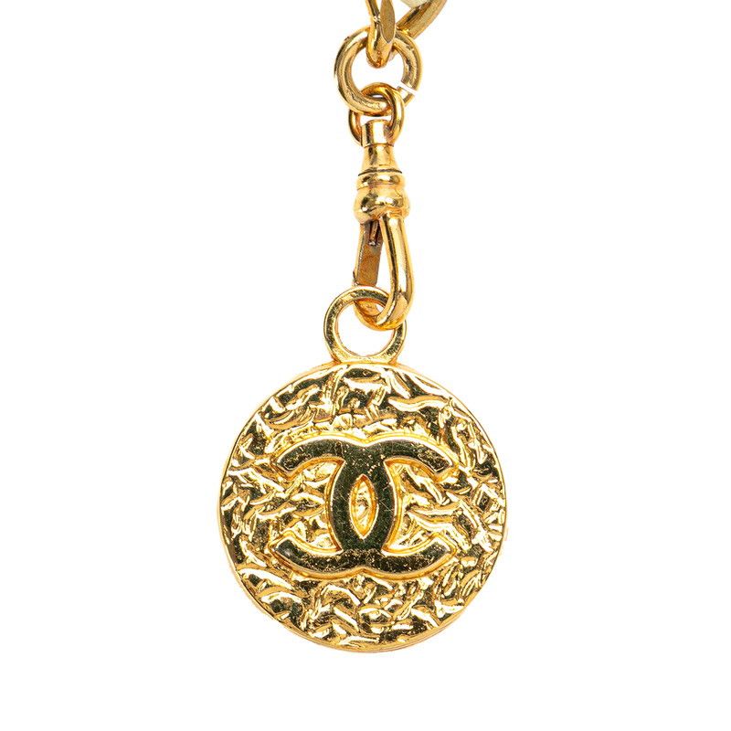 Chanel Chanel Chanel Coco Mark Leather Belt Metal Other Size ONE SIZE - 3 Thumbnail