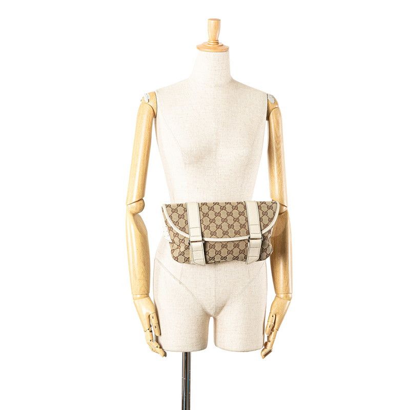 Gucci Gucci Gucci GG Canvas Waist Bag Canvas Belt Bag 145851 DUTY FREE for USA Size ONE SIZE - 11 Thumbnail