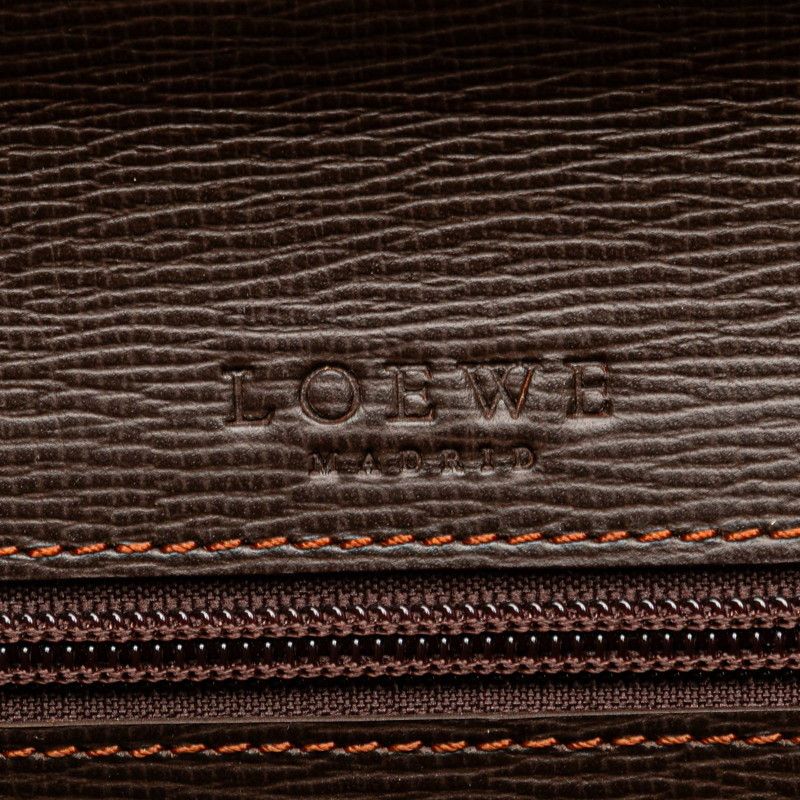 Loewe Loewe Loewe Anagram Leather Briefcase Leather Business Bag DUTY FREE for USA Size ONE SIZE - 10 Thumbnail