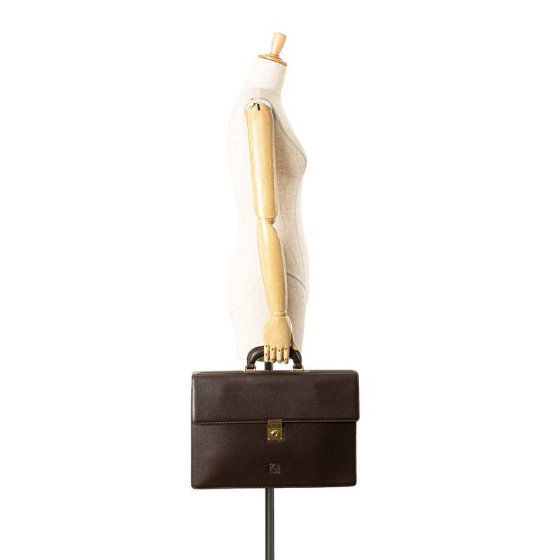 Loewe Loewe Loewe Anagram Leather Briefcase Leather Business Bag DUTY FREE for USA Size ONE SIZE - 14 Thumbnail