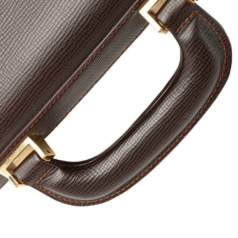 Loewe Loewe Loewe Anagram Leather Briefcase Leather Business Bag DUTY FREE for USA Size ONE SIZE - 5 Thumbnail