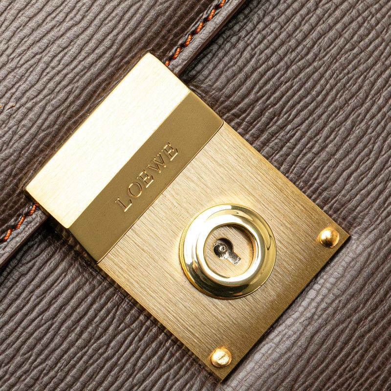 Loewe Loewe Loewe Anagram Leather Briefcase Leather Business Bag DUTY FREE for USA Size ONE SIZE - 7 Thumbnail