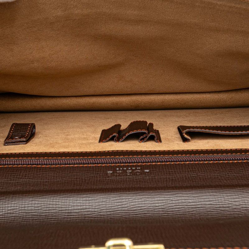 Loewe Loewe Loewe Anagram Leather Briefcase Leather Business Bag DUTY FREE for USA Size ONE SIZE - 8 Thumbnail