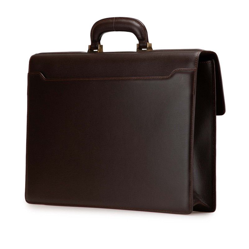 Loewe Loewe Loewe Anagram Leather Briefcase Leather Business Bag DUTY FREE for USA Size ONE SIZE - 2 Thumbnail