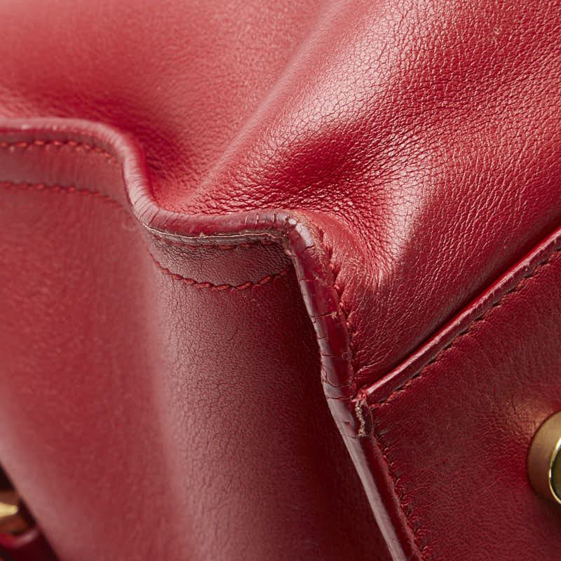 Yves Saint Laurent Yves Saint Laurent Saint Laurent Baby Cabas Leather 2way Bag Leather Shoulder Bag 394461 Size ONE SIZE - 7 Thumbnail