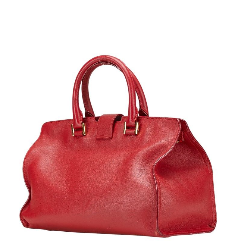 Yves Saint Laurent Yves Saint Laurent Saint Laurent Baby Cabas Leather 2way Bag Leather Shoulder Bag 394461 Size ONE SIZE - 2 Thumbnail