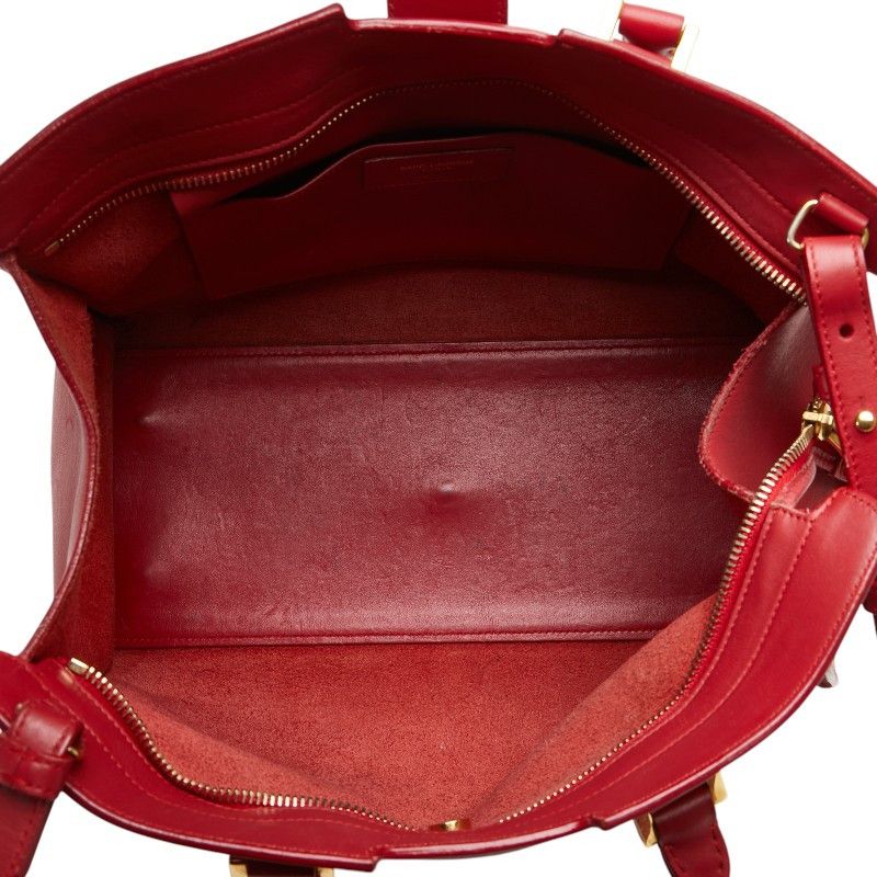 Yves Saint Laurent Yves Saint Laurent Saint Laurent Baby Cabas Leather 2way Bag Leather Shoulder Bag 394461 Size ONE SIZE - 12 Thumbnail