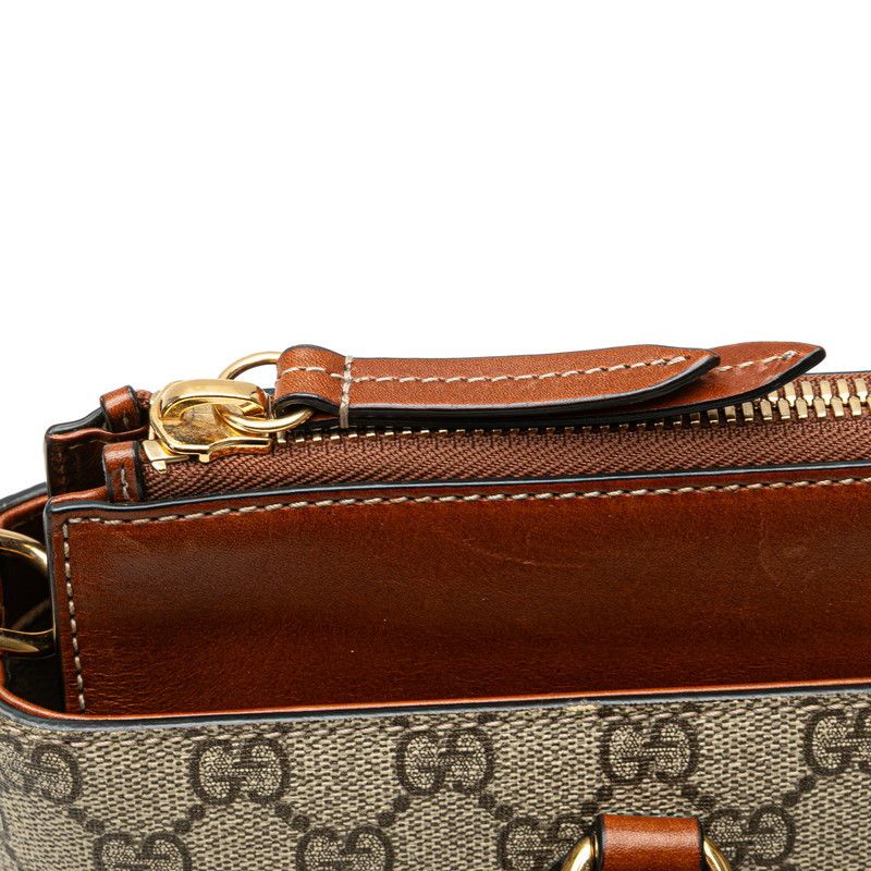 Gucci Gucci Gucci GG Supreme 2way bag Leather Shoulder Bag 409534 DUTY FREE for USA Size ONE SIZE - 6 Thumbnail