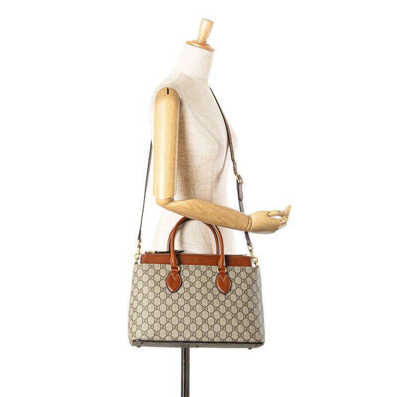 Gucci Gucci Gucci GG Supreme 2way bag Leather Shoulder Bag 409534 DUTY FREE for USA Size ONE SIZE - 11 Thumbnail