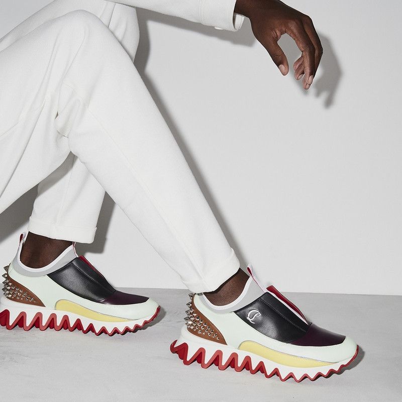 Christian Louboutin sharkyloub sp spikes multicolor Size US 13 / EU 46 - 2 Thumbnail
