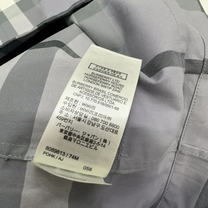 Burberry Burberry Gray Plaid Long Sleeve Jacket Size US M / EU 48-50 / 2 - 3 Thumbnail