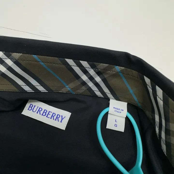 Burberry Burberry Black Short Sleeve Button-Up Shirt Size US L / EU 52-54 / 3 - 2 Thumbnail