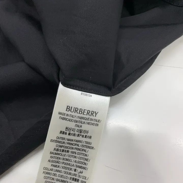 Burberry Burberry Black Short Sleeve Button-Up Shirt Size US L / EU 52-54 / 3 - 3 Thumbnail