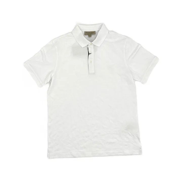 Burberry Burberry SS22 White Short Sleeve Polo Shirt Size US M / EU 48-50 / 2 - 2 Thumbnail