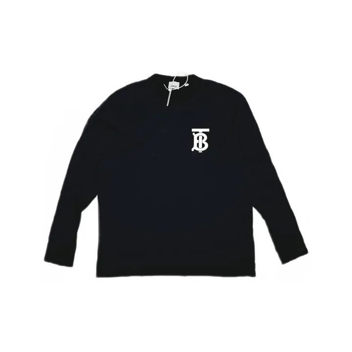 Burberry Burberry Black Long Sleeve Logo T-Shirt Size US L / EU 52-54 / 3 - 2 Thumbnail