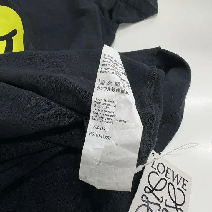 Loewe Loewe Smiley Face Cotton Short Sleeve T-shirt Size US XS / EU 42 / 0 - 4 Thumbnail