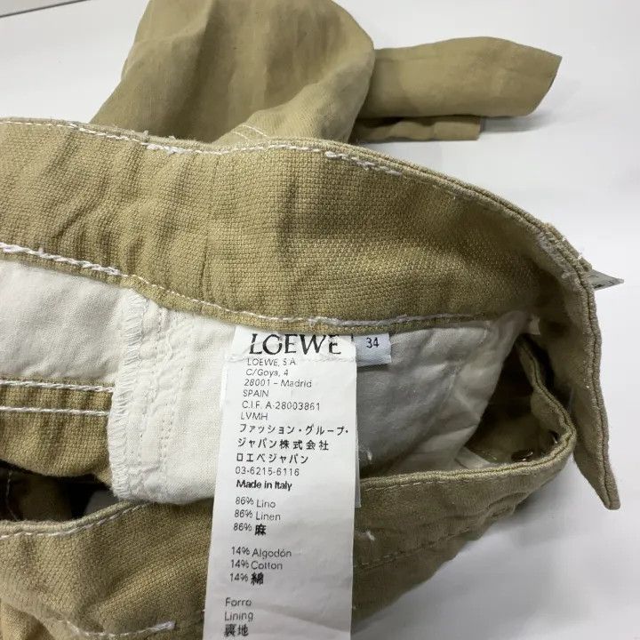 Loewe Loewe Casual Khaki Denim Pants Size US 34 / EU 50 - 5 Thumbnail