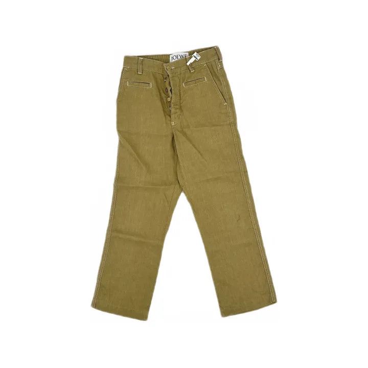 Loewe Loewe Casual Khaki Denim Pants Size US 34 / EU 50 - 2 Thumbnail
