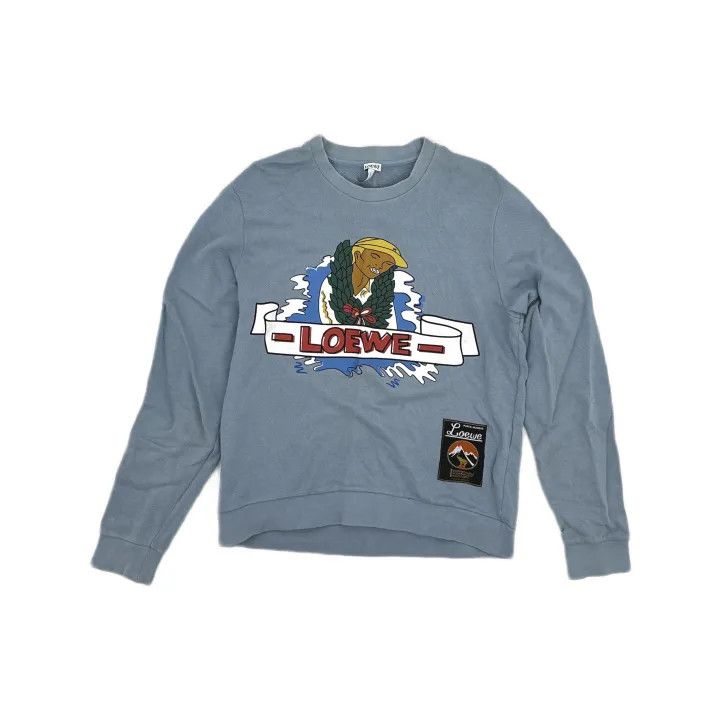Loewe Loewe Casual Colorful Graphic Sweatshirt Size US M / EU 48-50 / 2 - 2 Thumbnail