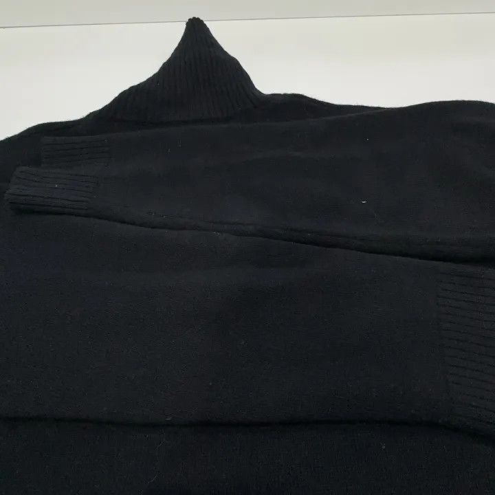Loewe Loewe Black Logo Embroidered Turtleneck Sweater Size US XL / EU 56 / 4 - 12 Thumbnail
