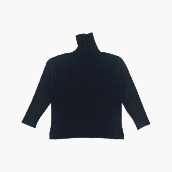Loewe Loewe Black Logo Embroidered Turtleneck Sweater Size US XL / EU 56 / 4 - 3 Thumbnail
