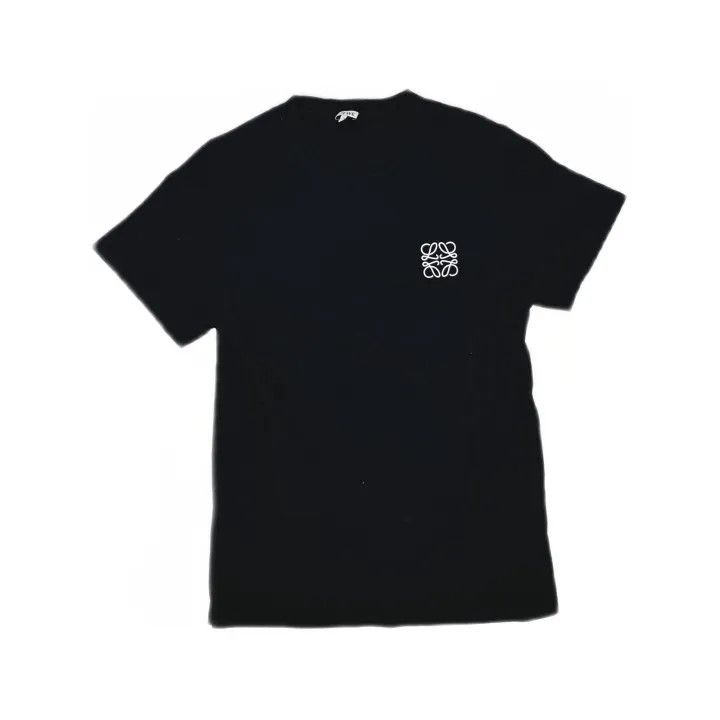Loewe Loewe FW23 Logo Embroidered T-Shirt Black Size US M / EU 48-50 / 2 - 2 Thumbnail