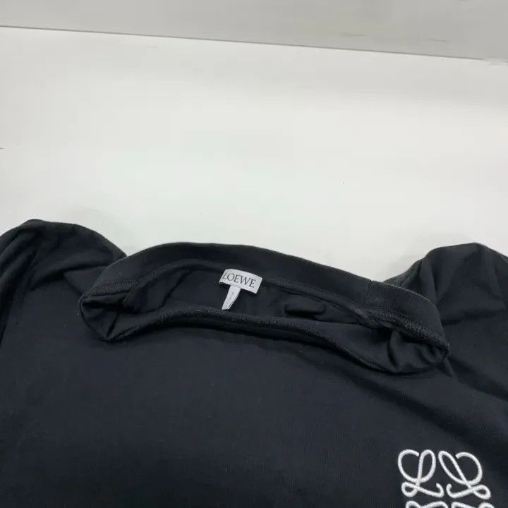 Loewe Loewe FW23 Logo Embroidered T-Shirt Black Size US M / EU 48-50 / 2 - 7 Thumbnail