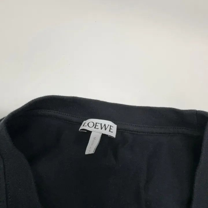 Loewe Loewe FW23 Logo Embroidered T-Shirt Black Size US M / EU 48-50 / 2 - 6 Thumbnail