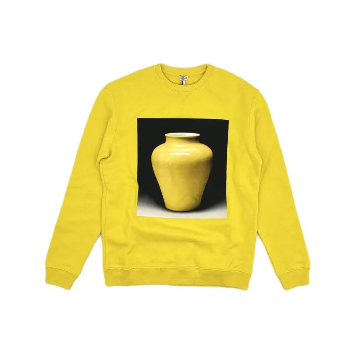 Loewe Loewe SS23 Ceramic Print Yellow Sweatshirt Size US XS / EU 42 / 0 - 2 Thumbnail