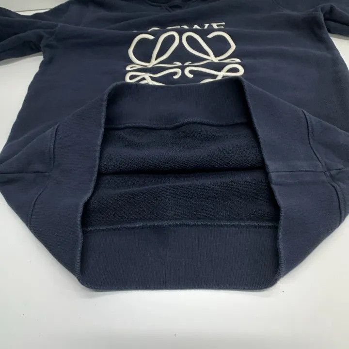 Loewe Loewe Navy Blue Logo Embroidered Sweatshirt Size US M / EU 48-50 / 2 - 9 Thumbnail