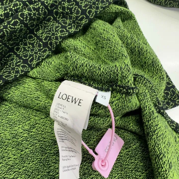 Loewe Loewe Logo Patterned Loose Fit Long Sleeve Polo Size US XS / EU 42 / 0 - 4 Thumbnail