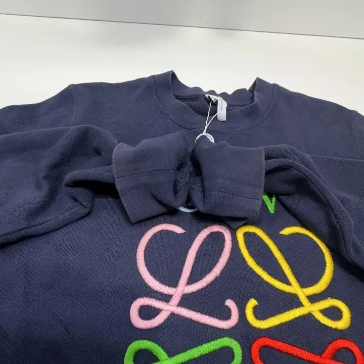 Loewe Loewe Rainbow Logo Embroidered Sweatshirt Size US XS / EU 42 / 0 - 9 Thumbnail