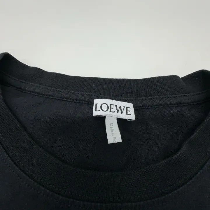 Loewe Loewe Classic Logo Embroidery Black T-Shirt Size US S / EU 44-46 / 1 - 5 Thumbnail