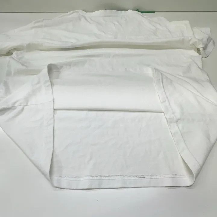 Loewe Loewe White Anagram Embroidered Short Sleeve T-Shirt Size US L / EU 52-54 / 3 - 11 Thumbnail