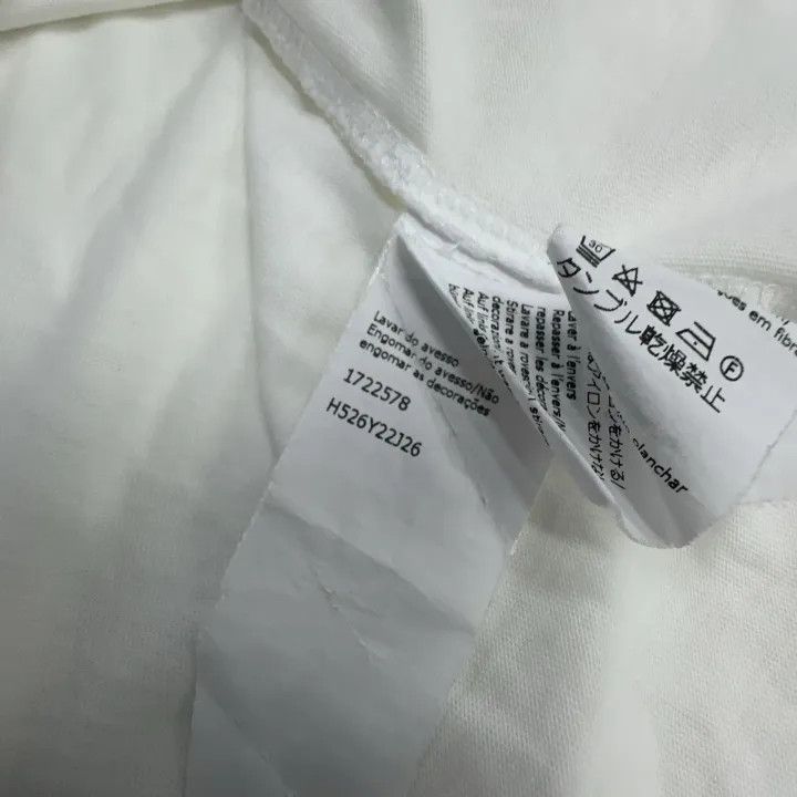 Loewe Loewe White Anagram Embroidered Short Sleeve T-Shirt Size US L / EU 52-54 / 3 - 5 Thumbnail
