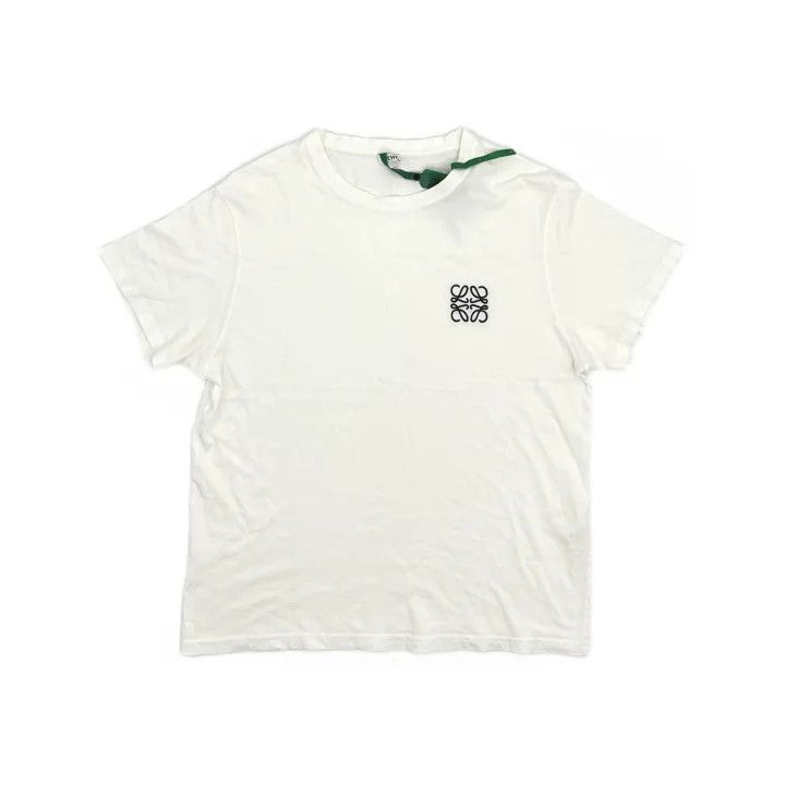 Loewe Loewe White Anagram Embroidered Short Sleeve T-Shirt Size US L / EU 52-54 / 3 - 2 Thumbnail