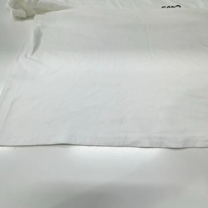 Loewe Loewe White Anagram Embroidered Short Sleeve T-Shirt Size US L / EU 52-54 / 3 - 10 Thumbnail